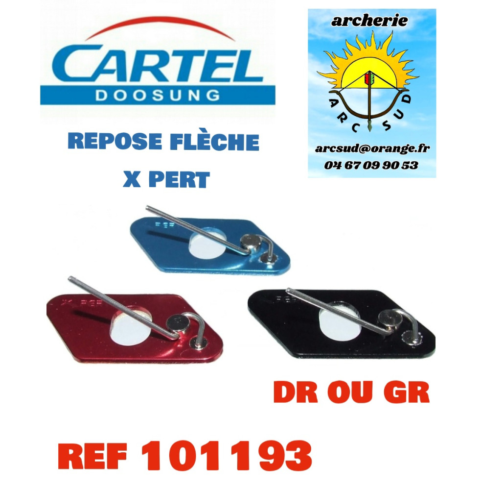 cartel repose fleche x pert ref 101193