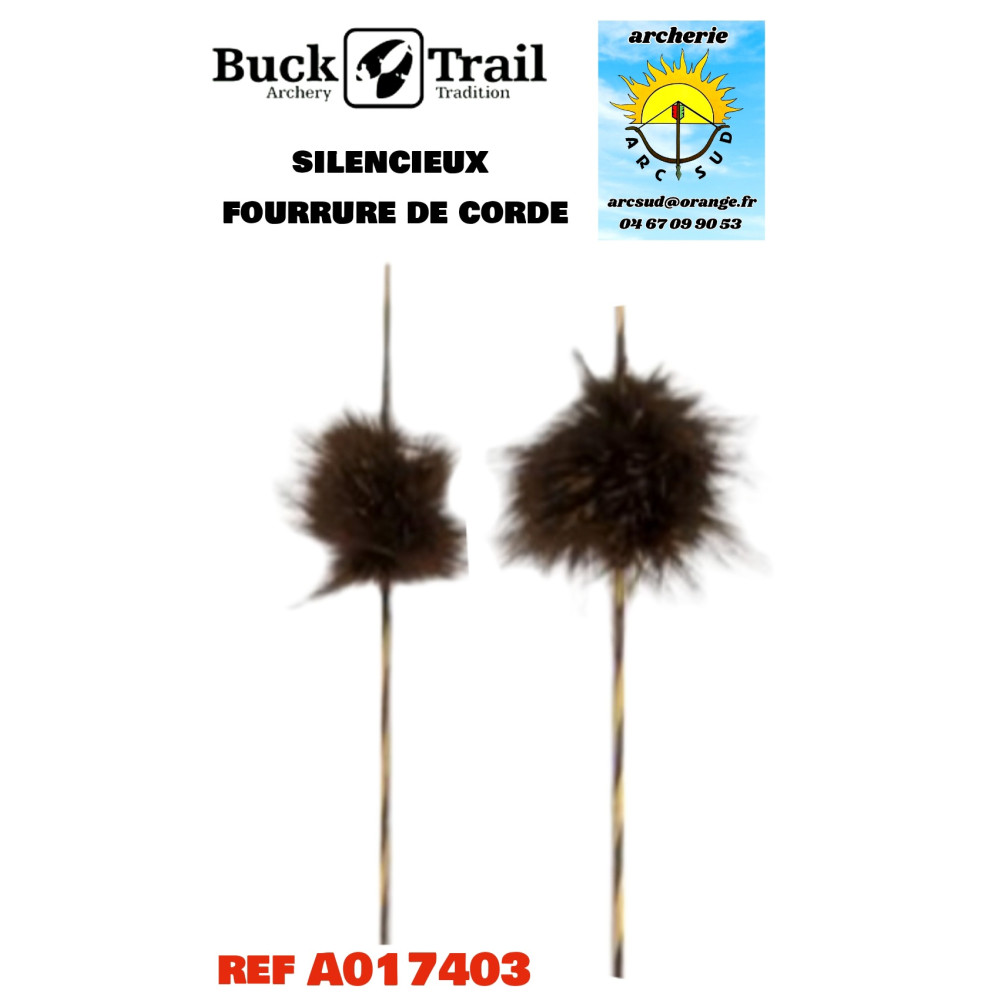 buck trail silencieux fourrure de corde ref a017403