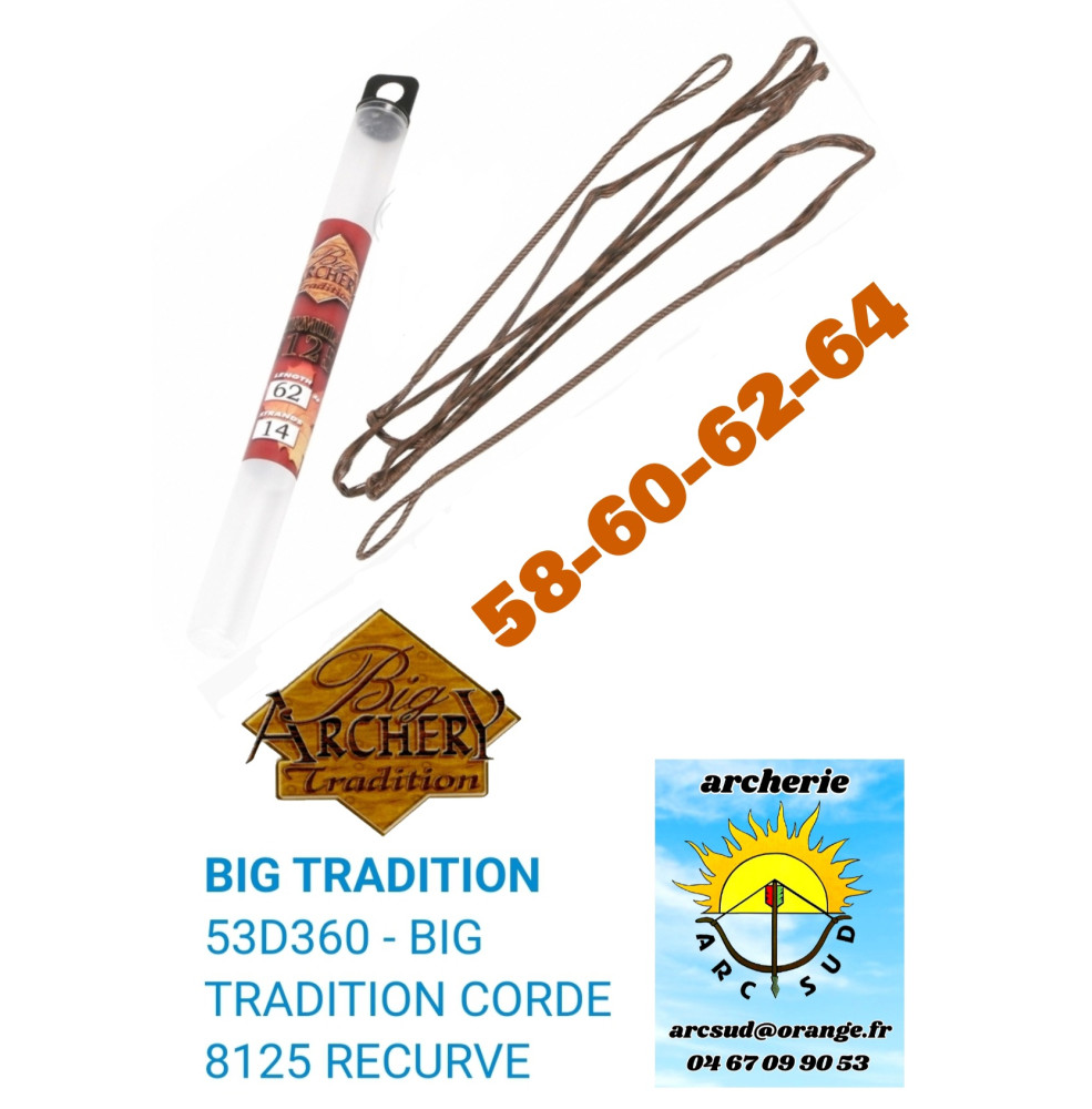 big tradition corde chasse 8125 ref 53d360