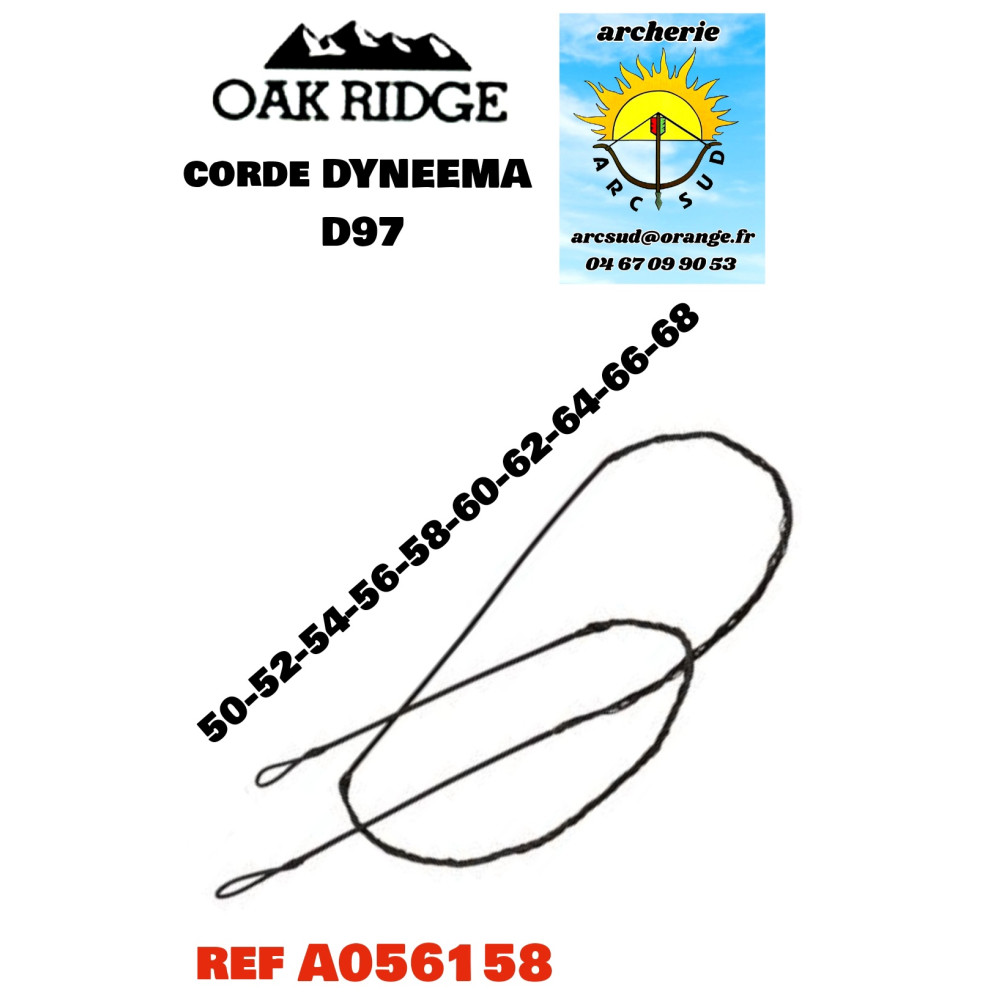oak ridge corde chasse dyneema d97 ref a056158