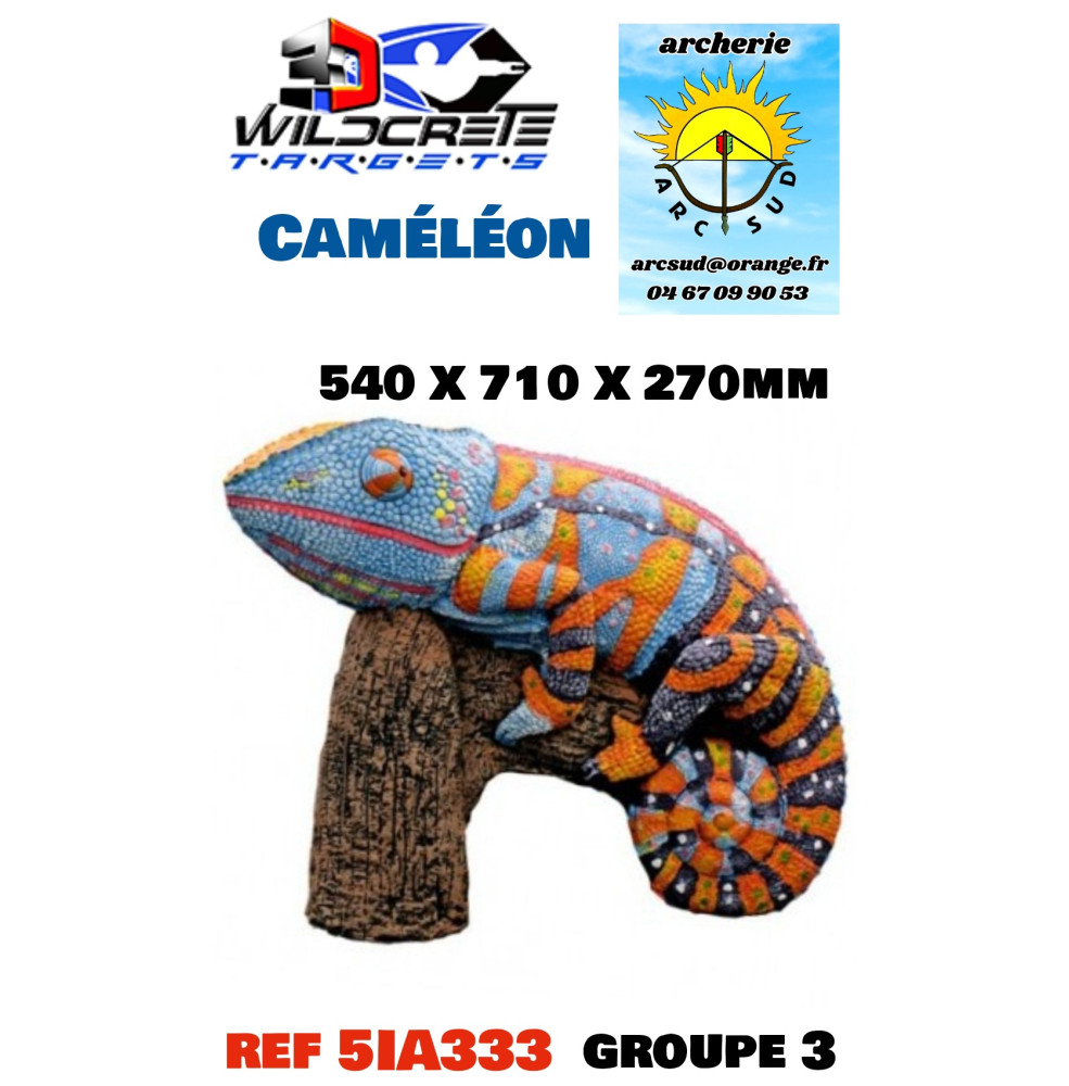 Wildcrete bêtes 3d caméléon ref 5IA333