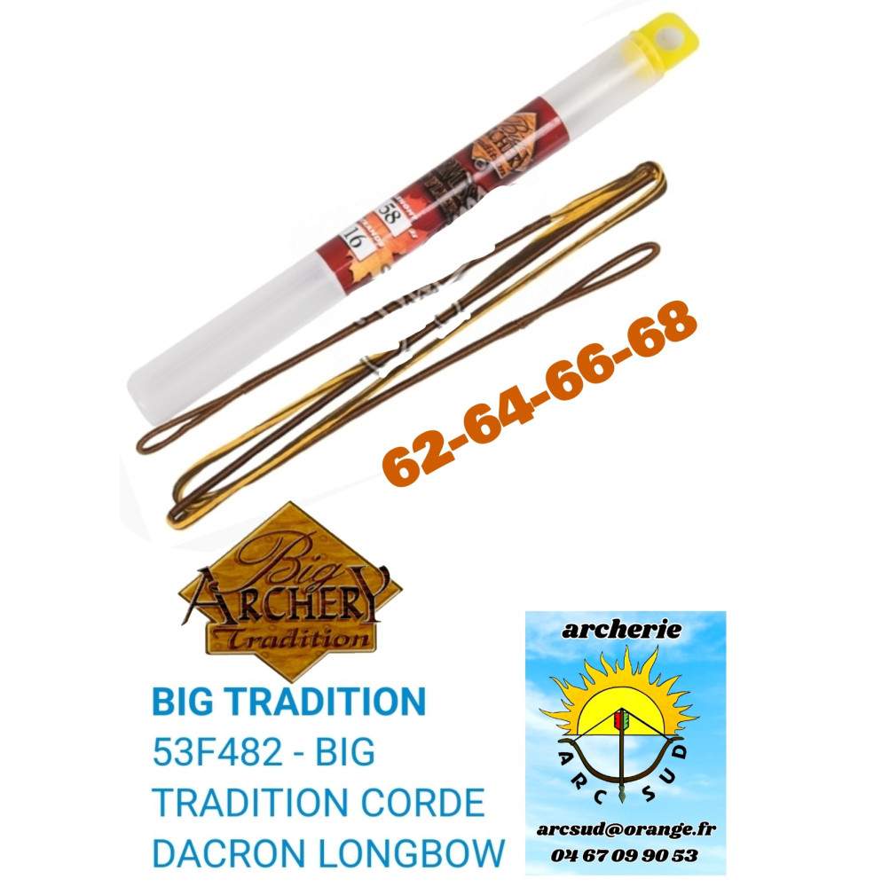 big tradition corde dacron longbow ref  53f482