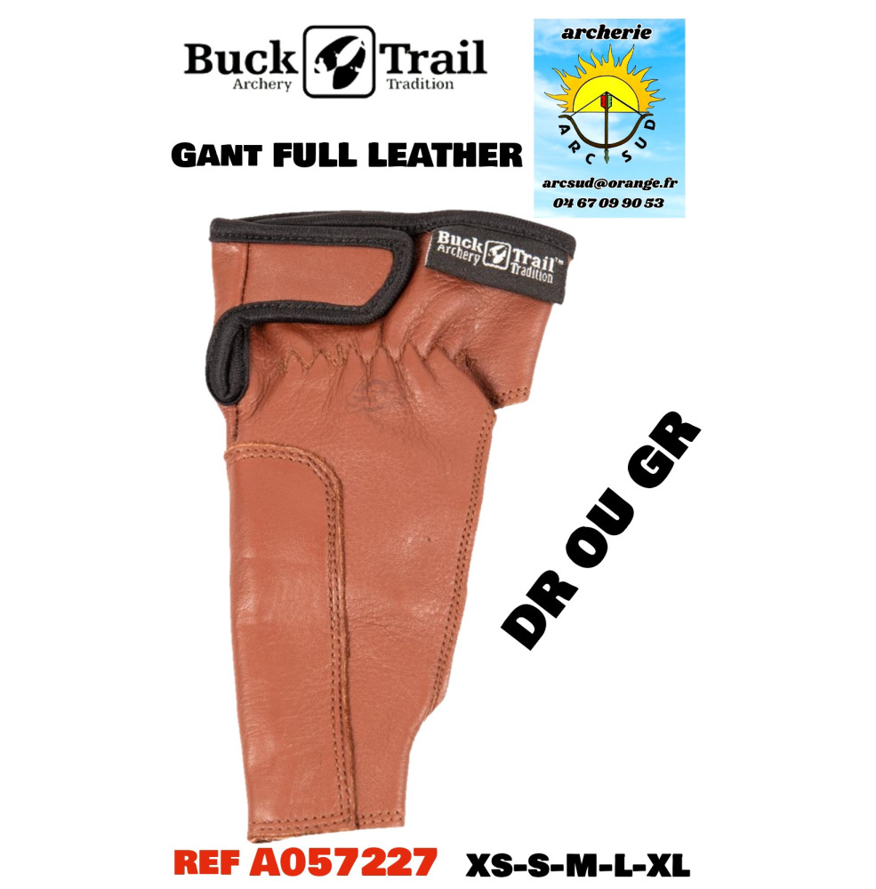 buck trail gant full leather ref a057227