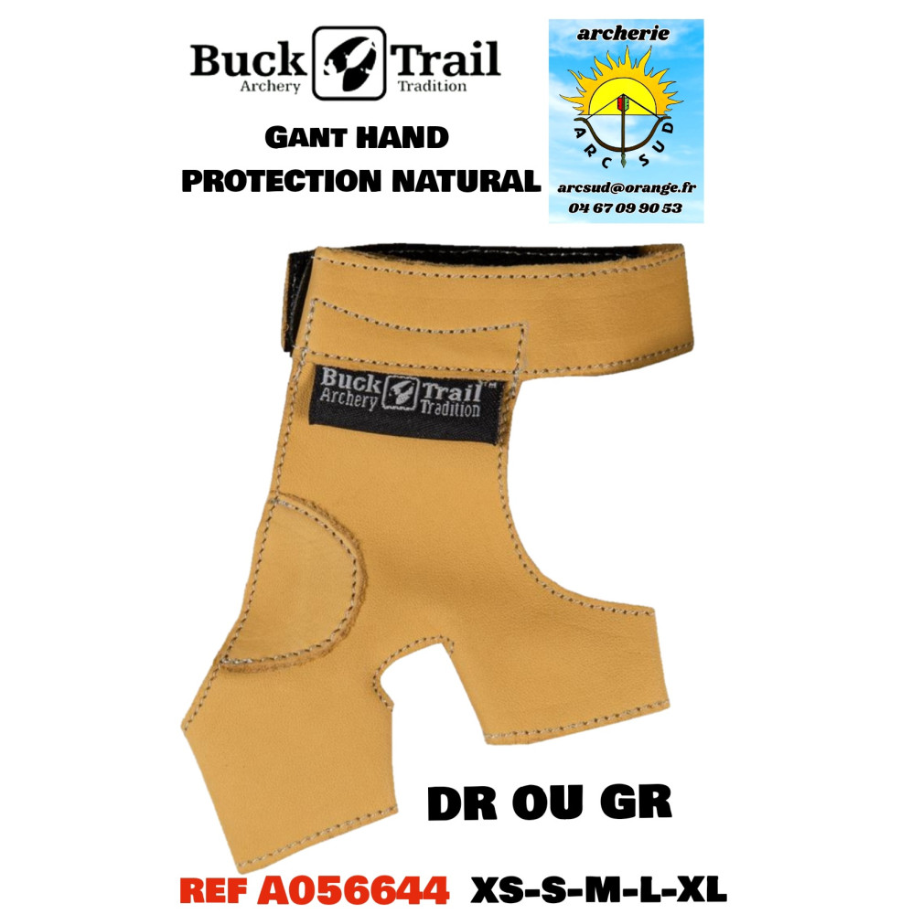 buck trail gant hand protection natural ref a056644