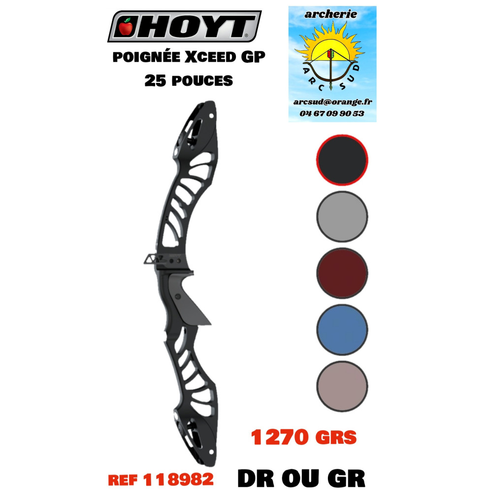 Hoyt poignée xceed grand prix 25 pouces ref 118982