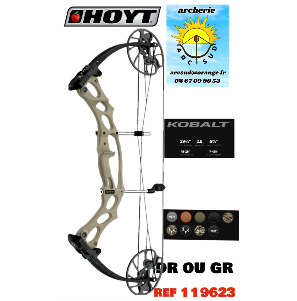 hoyt arc a poulie kobalt 2023 ref 119623