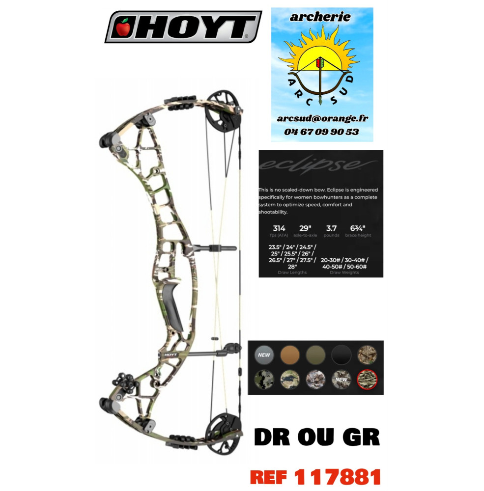 hoyt arc a poulie eclispe ec  ref 117881