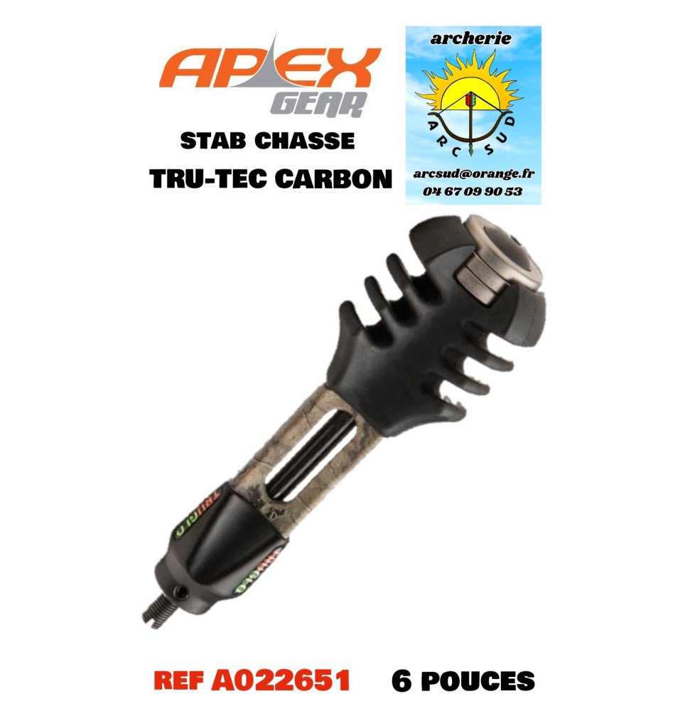apex gear stab de chasse tru tec carbon ref a022651