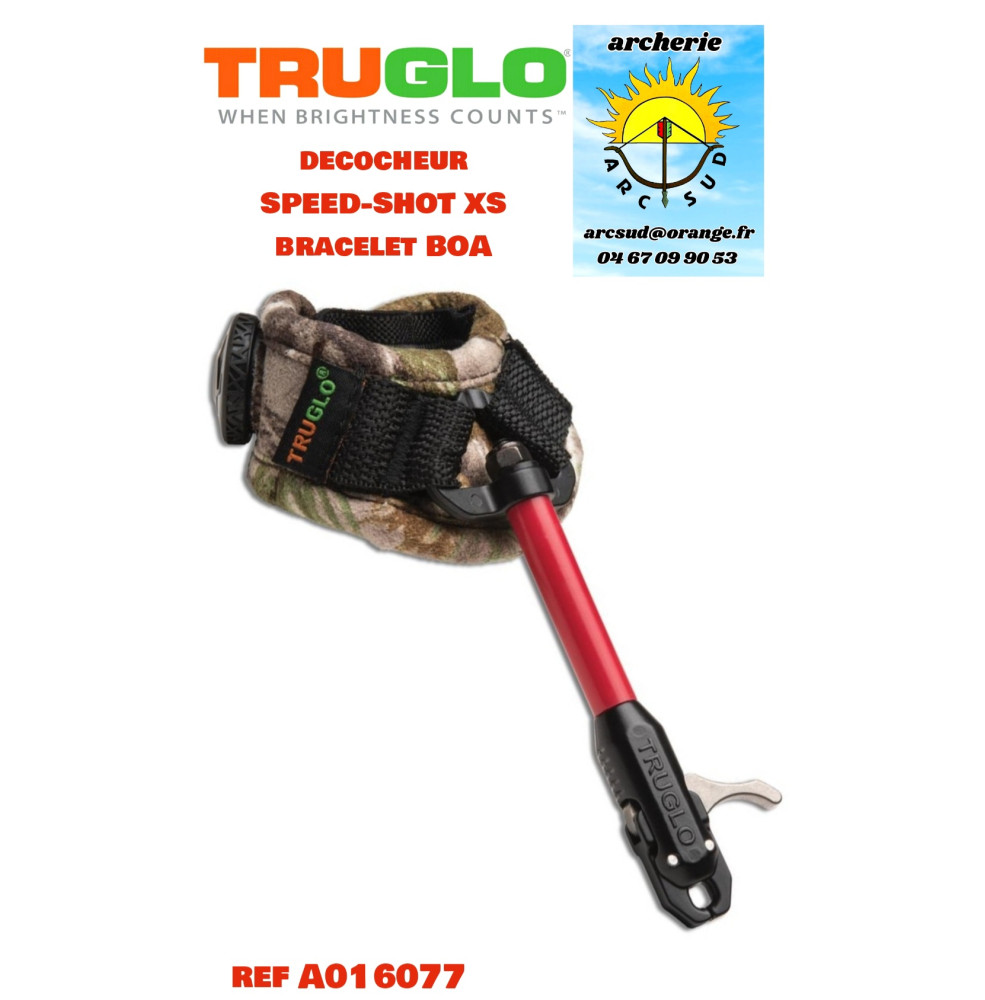 Truglo décocheur index speed shot xs bracelet boa ref A031919