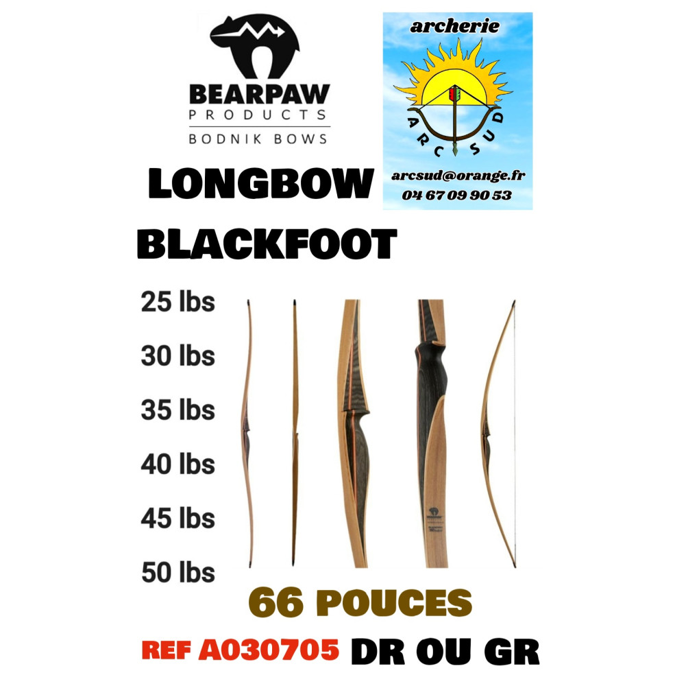 Bearpaw longbow blackfoot ref A030705
