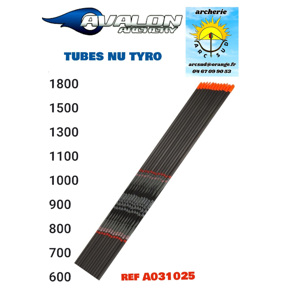 avalon tubes tyro (par 12) ref a031025
