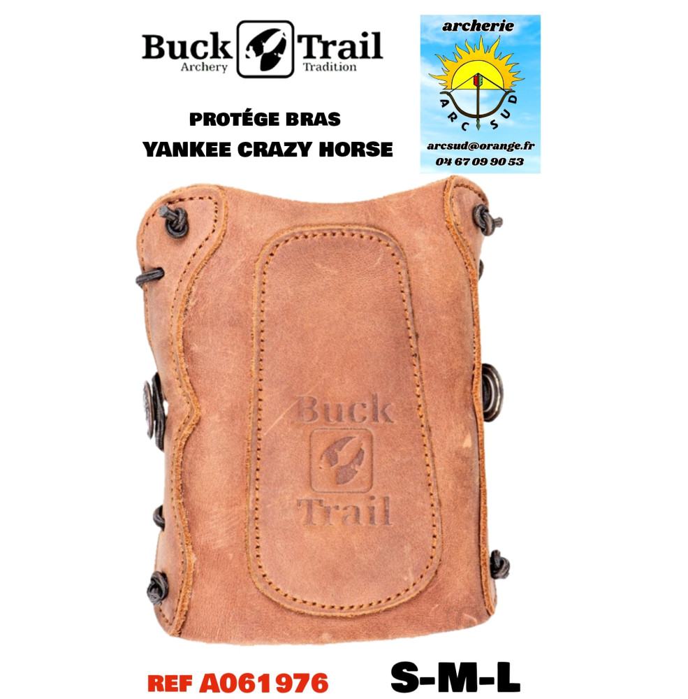 Buck trail protège bras cuir yankee crazy horse ref a061976