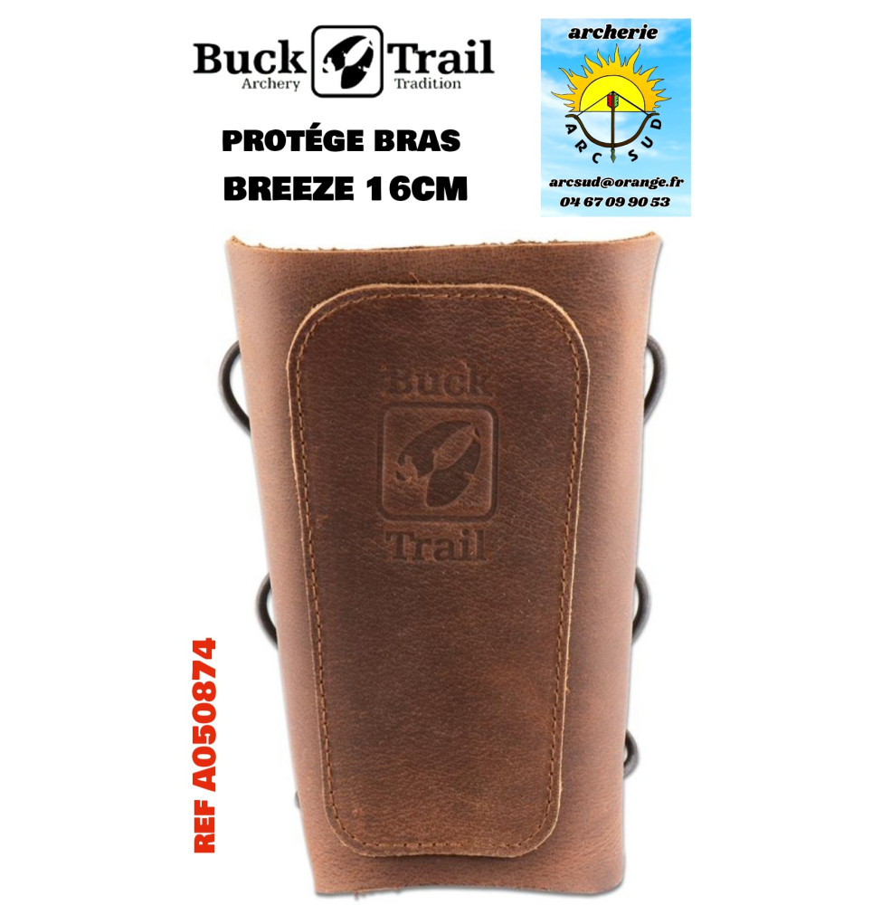 Buck trail protège bras cuir breeze 16 cm ref a050874