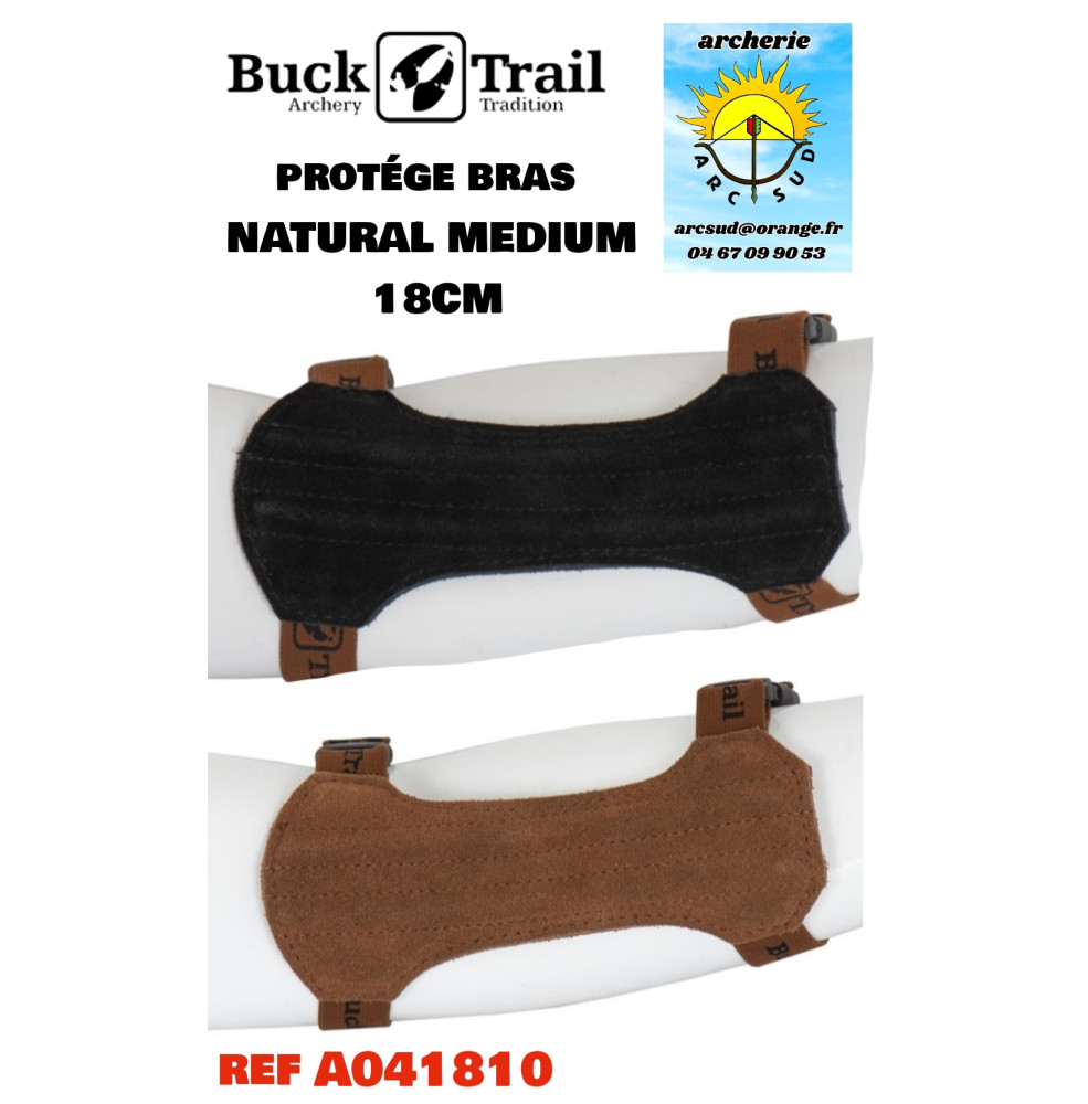Buck trail protège bras cuir natural medium ref a041810