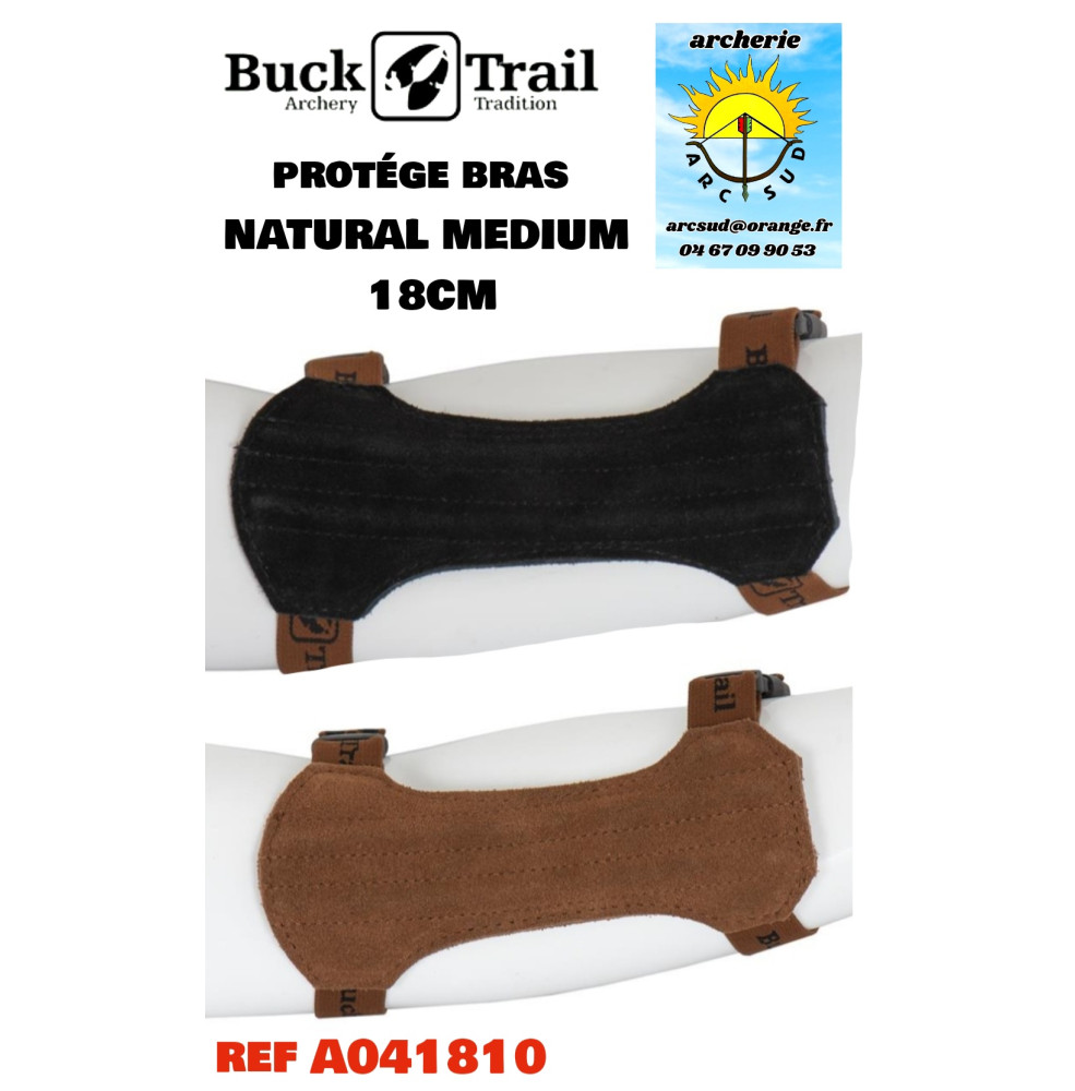 Buck trail protège bras cuir natural medium ref a041810