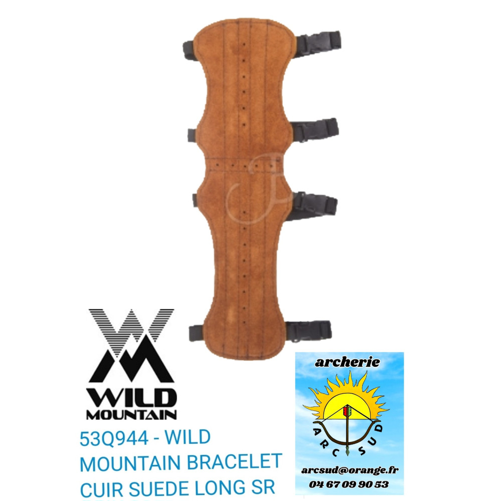 Wild mountain protège bras cuir suede long sr ref 53Q944