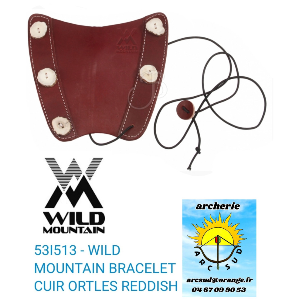 Wild mountain protège bras cuir ortles reddish ref 53I513