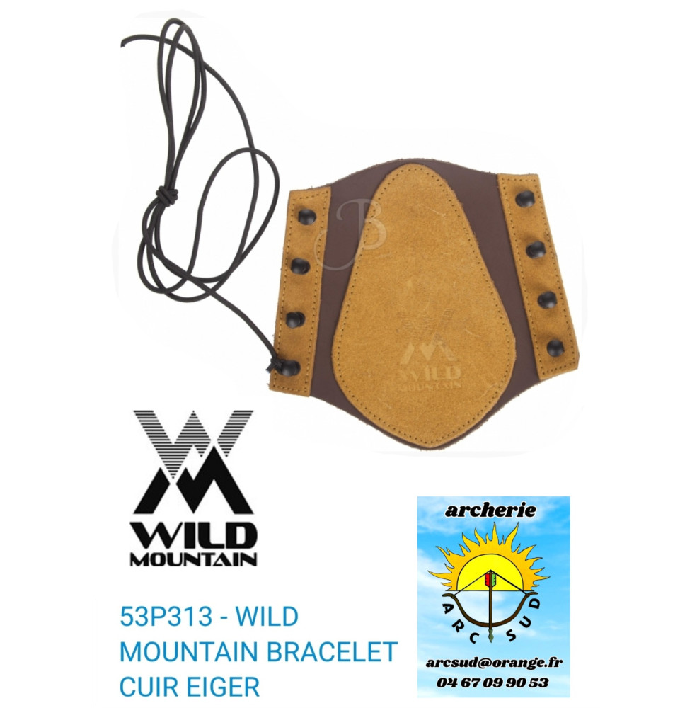 Wild mountain protège bras cuir eiger ref 53P313