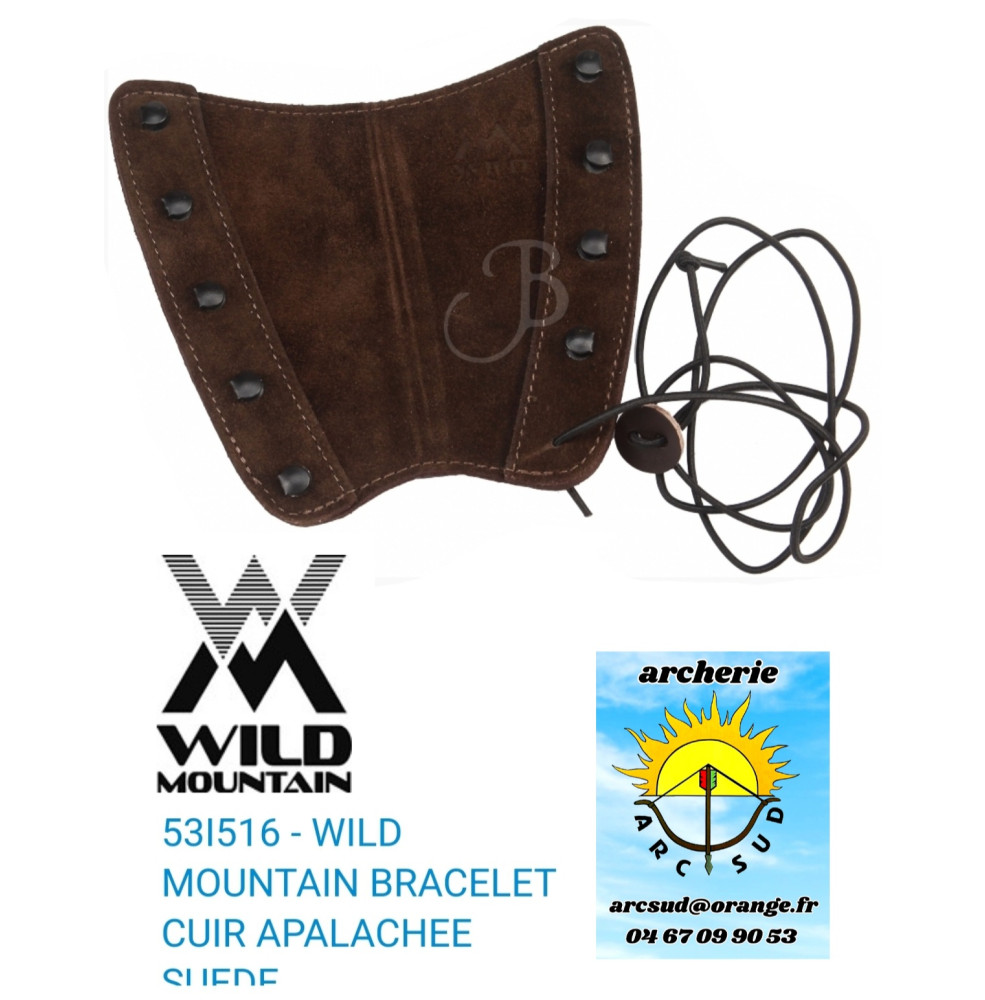 Wild mountain protège bras cuir apalachee suede ref 53I516