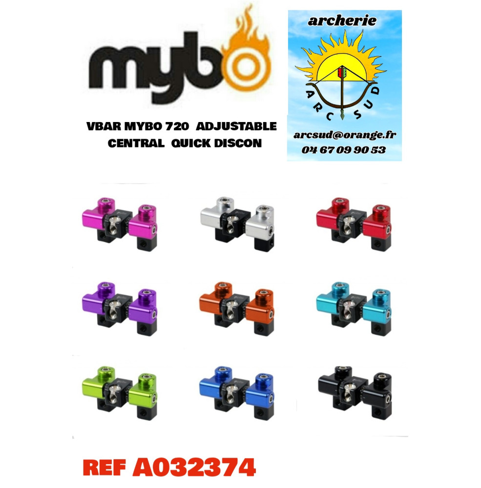 Mybo vbar 720 adjustable central quick discon ref a032374