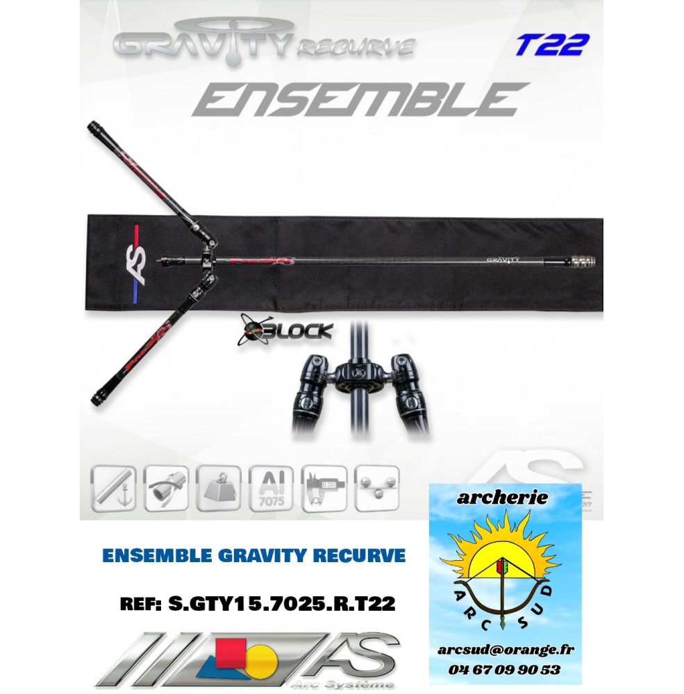 arc système ensemble gravity recurve ref s.gty15.7025.r.t22