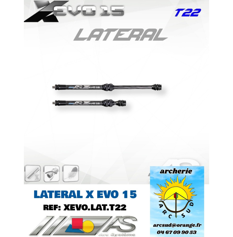 arc système lateral x evo 15 ref xevo.lat.t22
