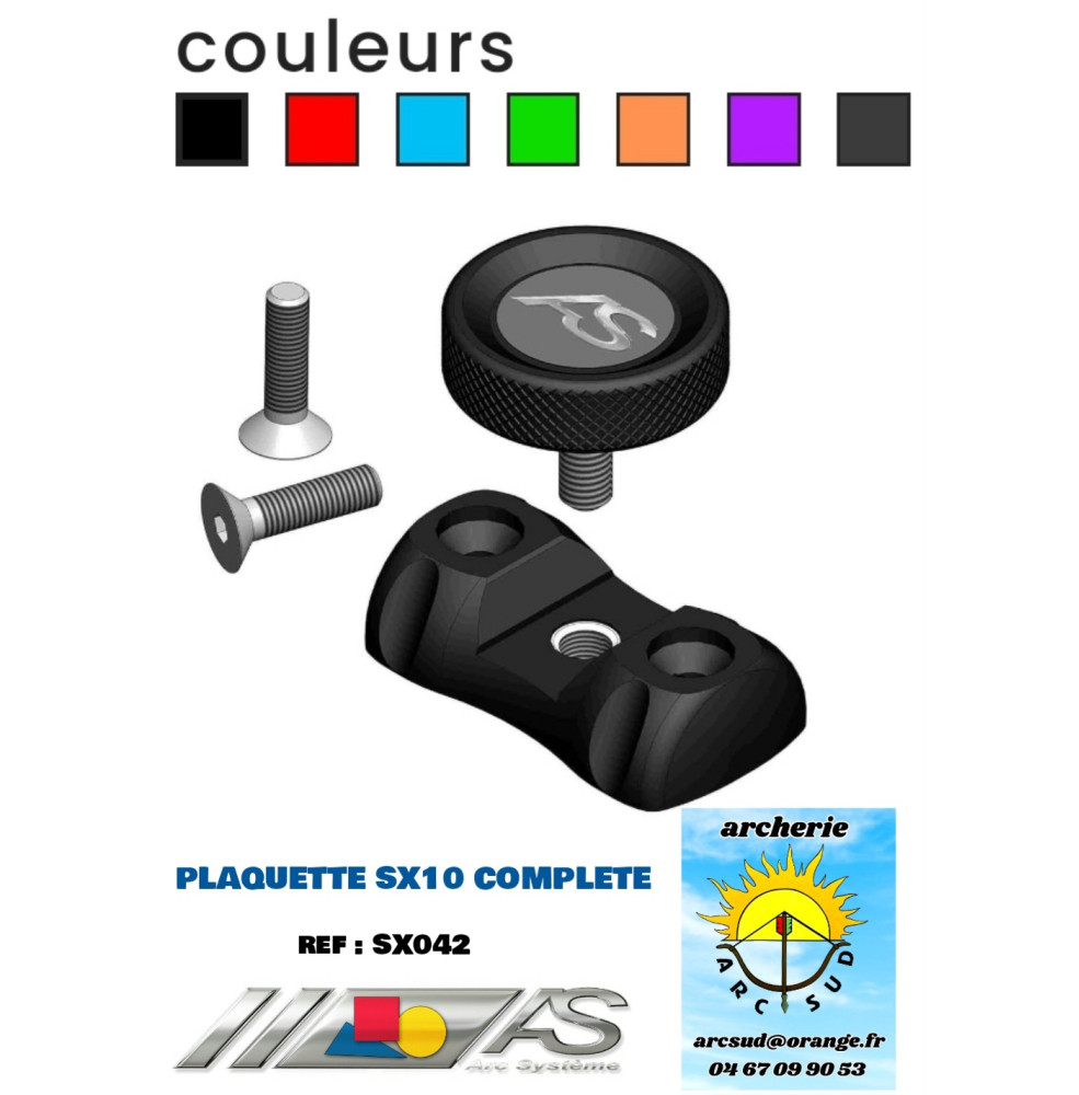 arc systeme molette et plaquette viseur sx10 ref sx042