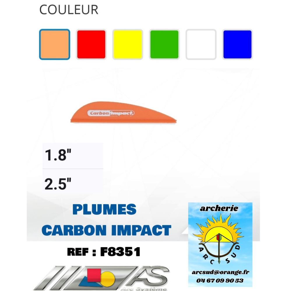 arc système plumes carbon impact ref f8351