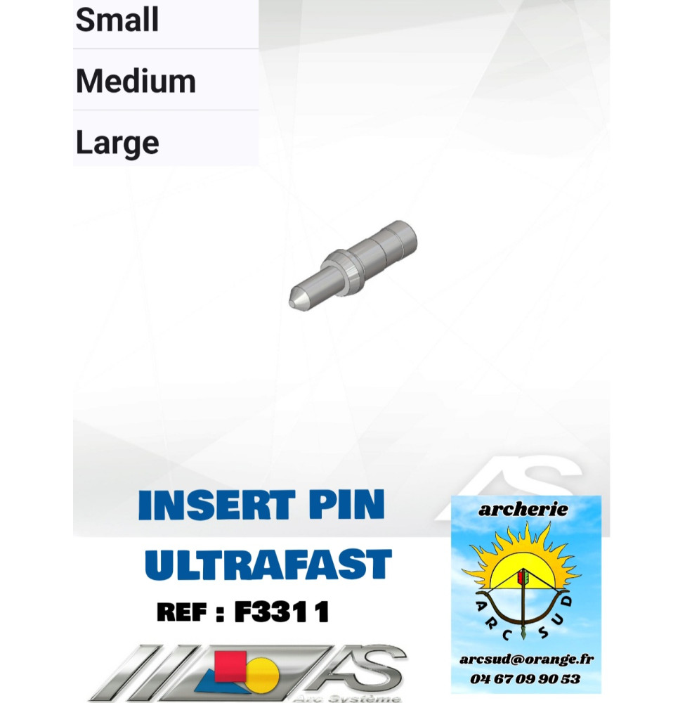 arc système insert pin carbon impact ultrafast ref f3312