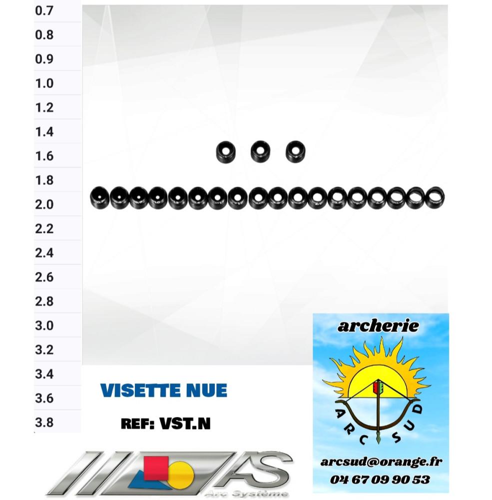 arc système insert de visette neutre ref vst.n07