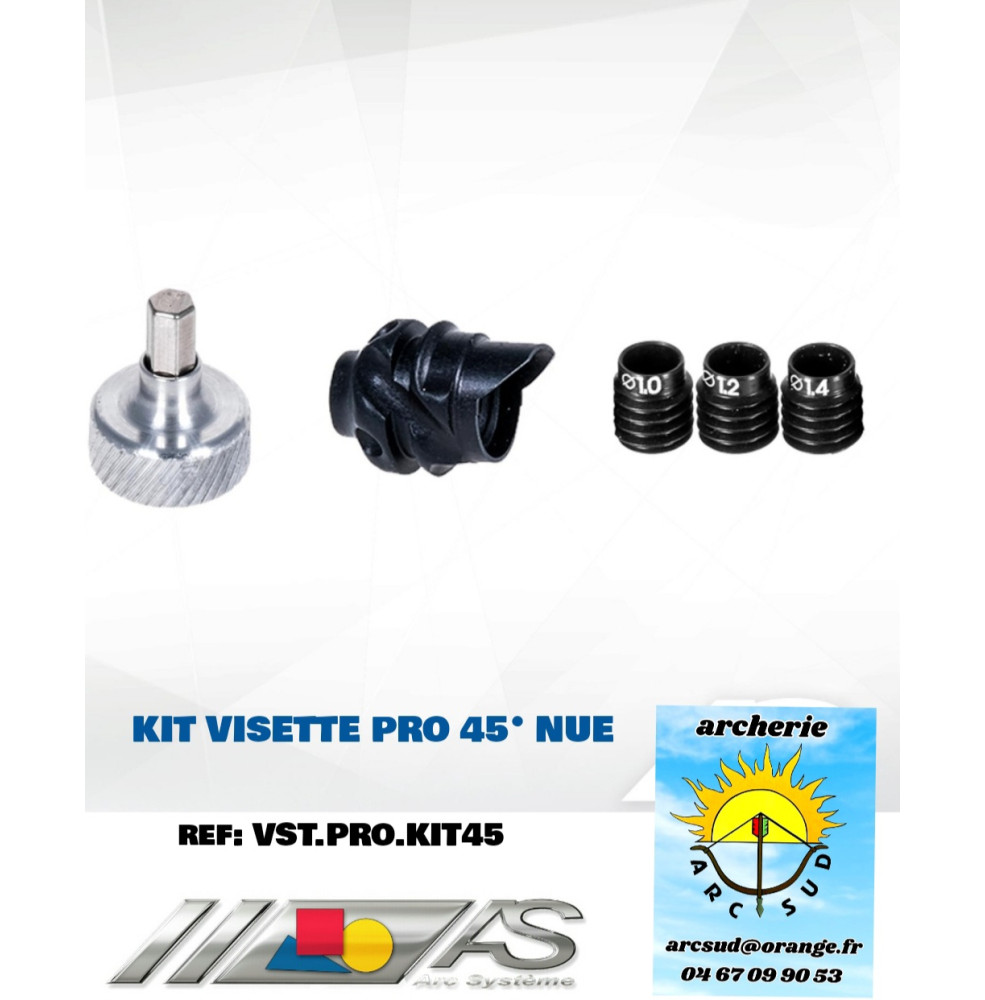 arc système kit visette pro neutre ref vst.pro.kit45