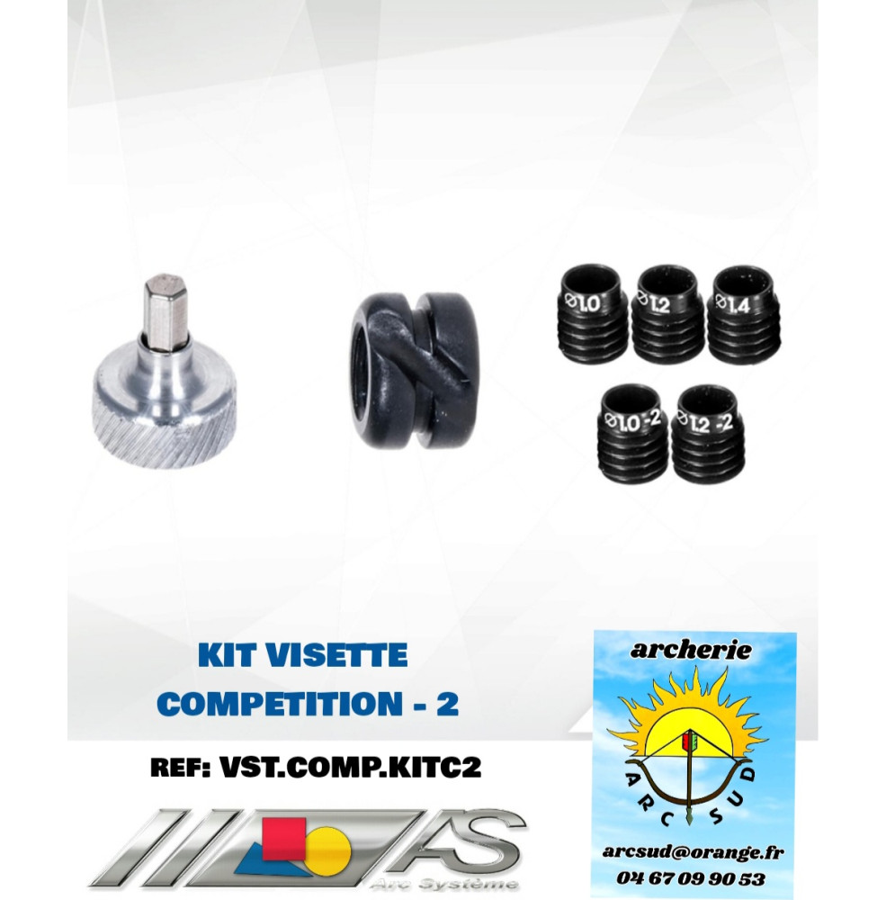 arc système kit visette competition -2 ref vst.comp.kitc2
