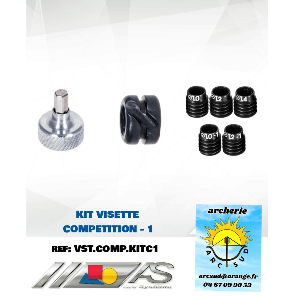 arc système kit visette competition -1 ref vst.comp.kitc1