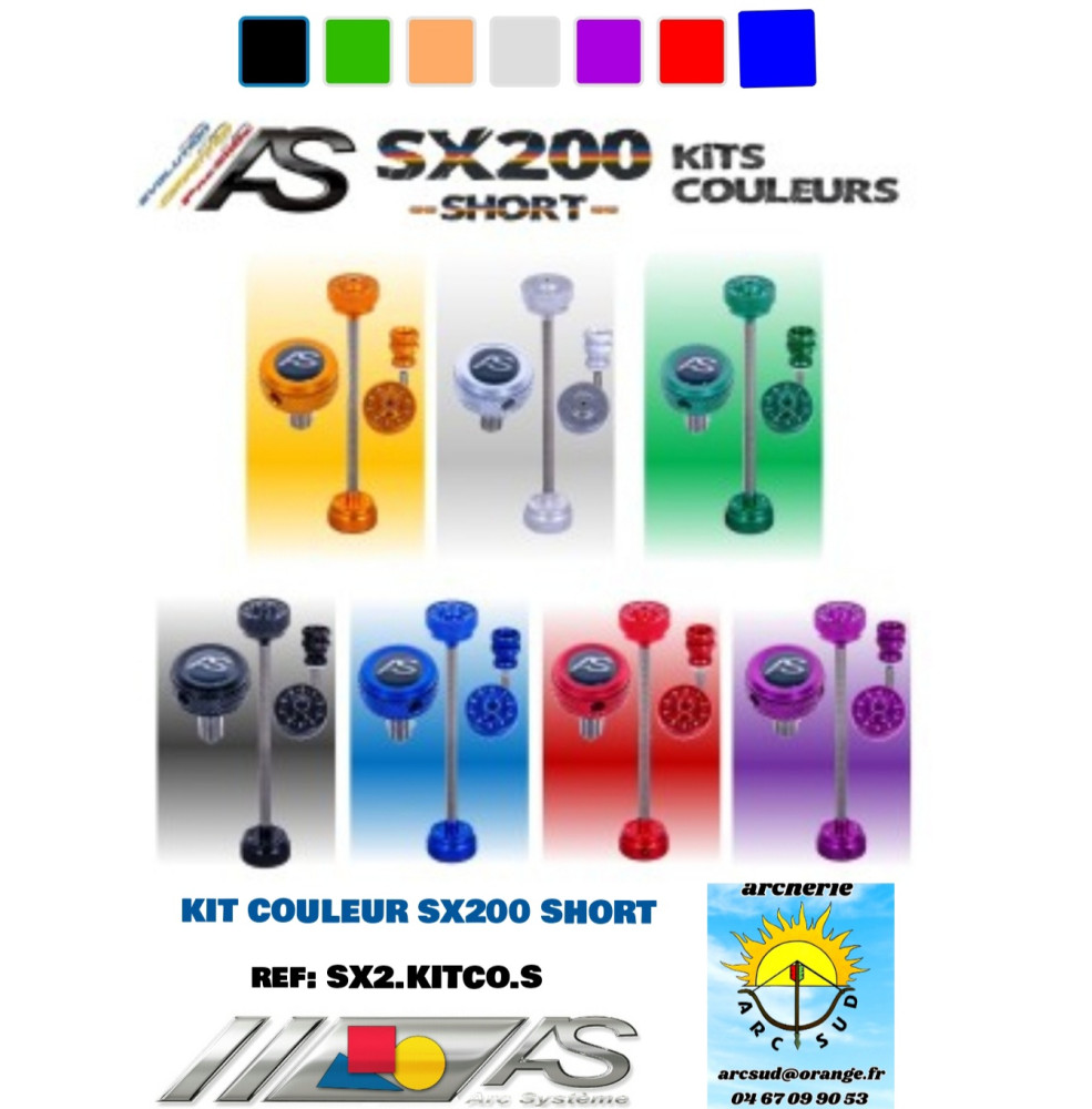 arc système kit couleur sx200 short ref sx.kitco.s
