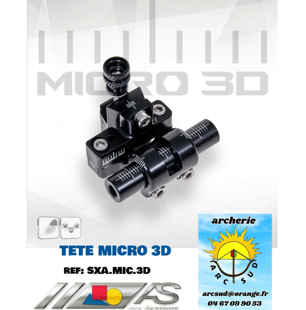 arc système tete micro 3d ref sxa.mic.3d