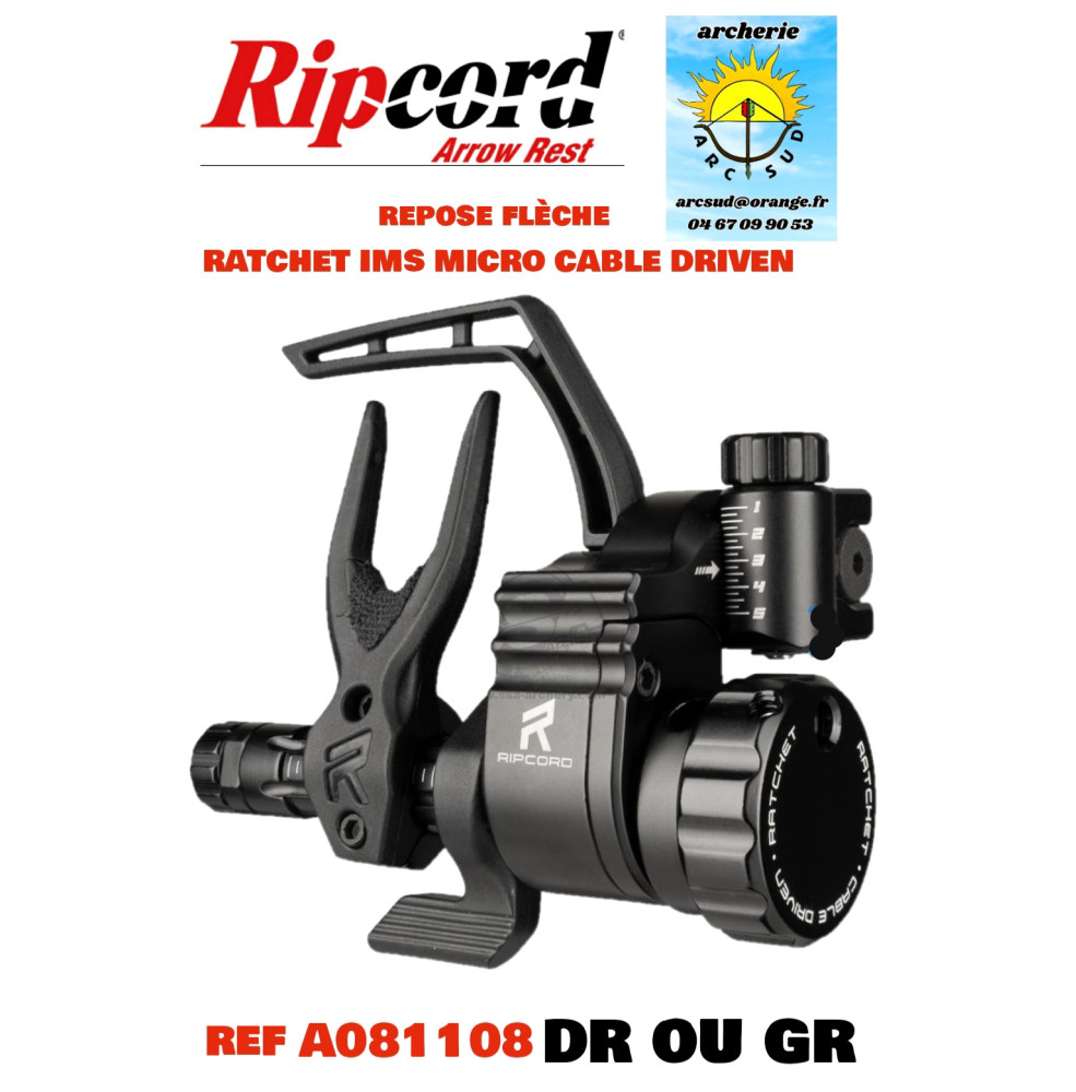 ripcord repose flèches ratchet ims micro cable driven ref a081108