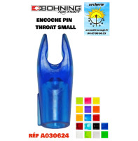 Bohning encoches pin throat...