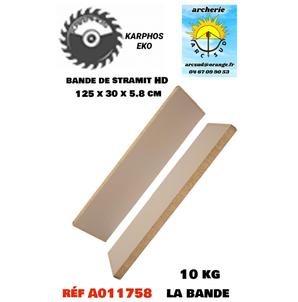 Karphos eko bande de stramit HD 125 x 30 x 5.8 cm ref A011758