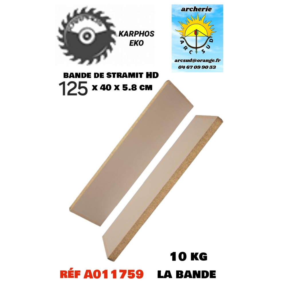 Karphos eko bande de stramit HD 125 x 40 x 5.8 cm ref A011759