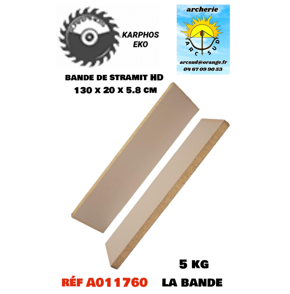 Karphos eko bande de stramit HD 130 x 20 x 5.8 cm ref A011760