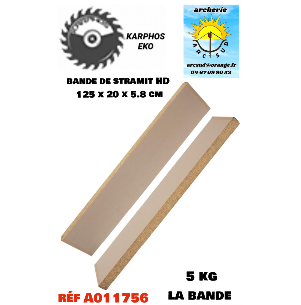 Karphos eko bande de stramit HD 125 x 20 x 5.8 cm ref A011756