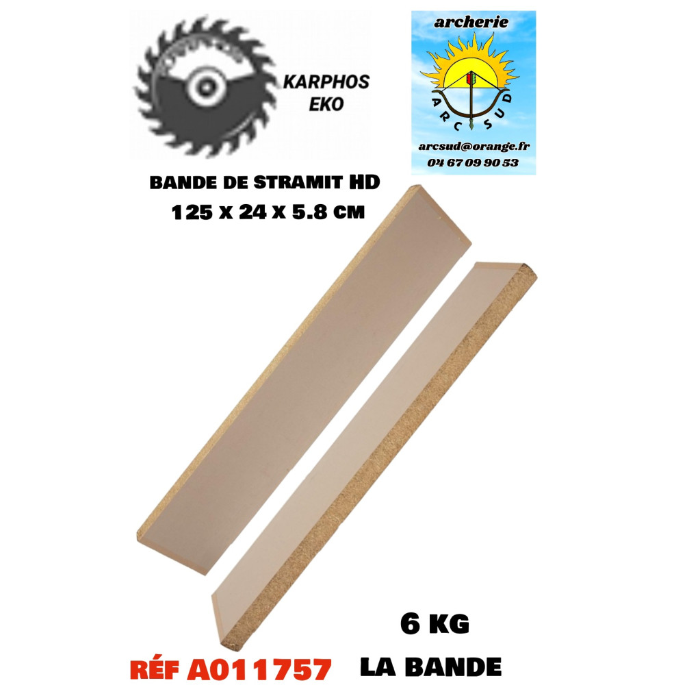 Karphos eko bande de stramit HD 125 x 24 x 5.8 cm ref A011757
