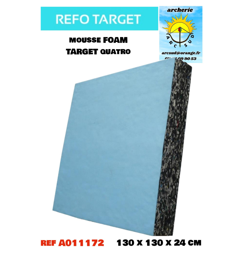 refo target mousse foam quatro 130 x 130 x 24 cm ref a011172