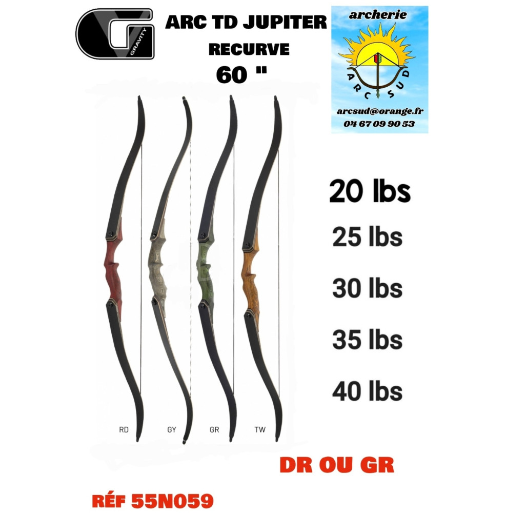 gravity arc chasse demontable jupiter ref 55n059