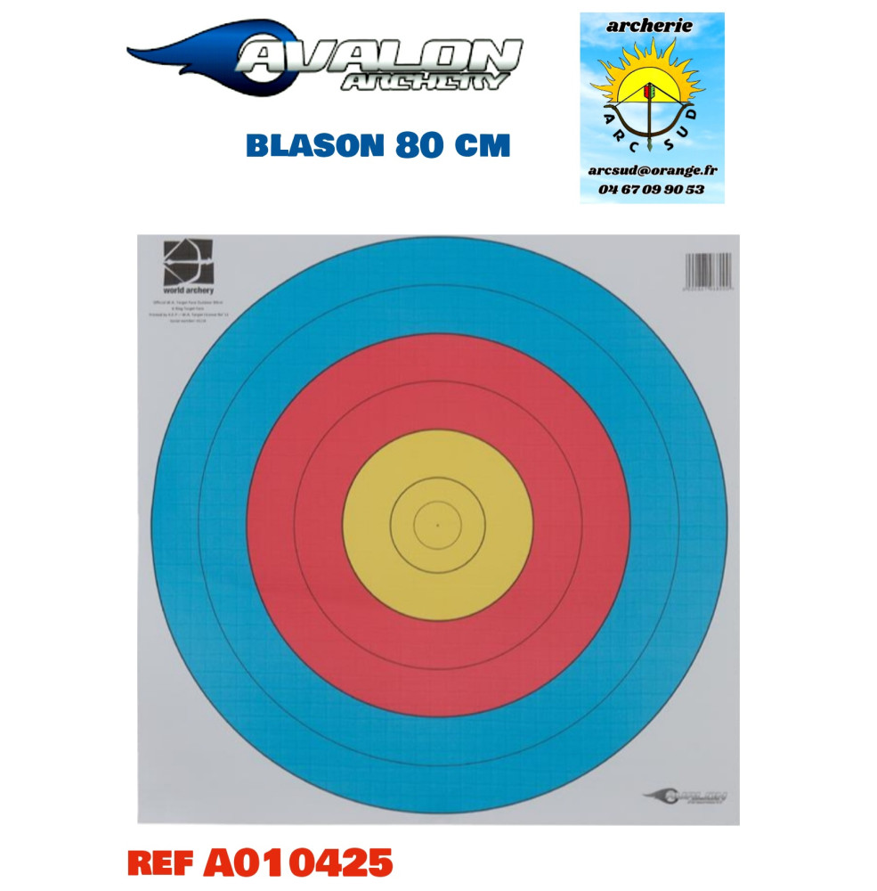 Avalon blason 80 cm reduit ref A010425