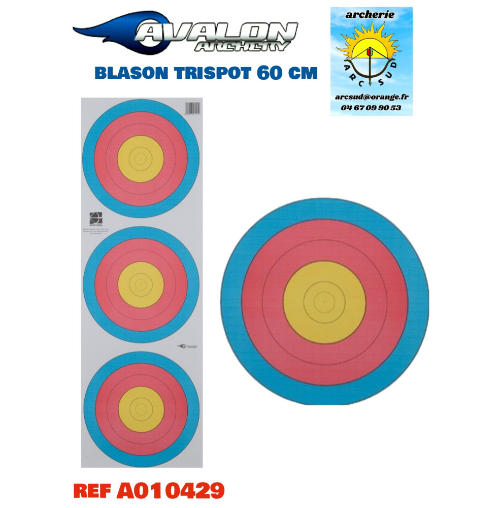 Avalon blason tri spot 60 cm ref  A010429