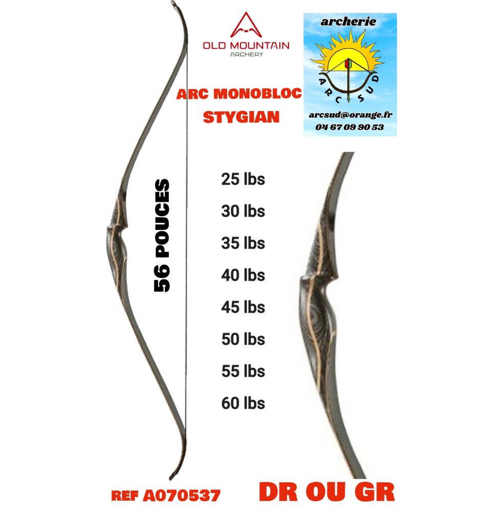 old mountain arc chasse monobloc stygian ref a070537