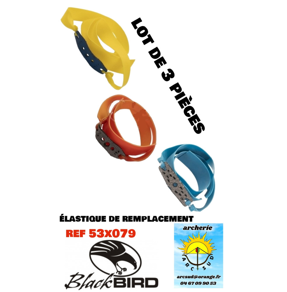 Blackbird élastique de remplacement plat lance pierre ref 53x079
