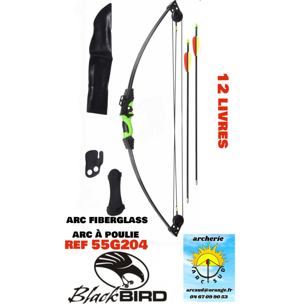 blackbird arc a poulie fiberglass ref 55g204