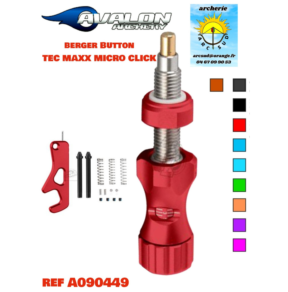 Avalon berger button tec maxx micro click ref A090449